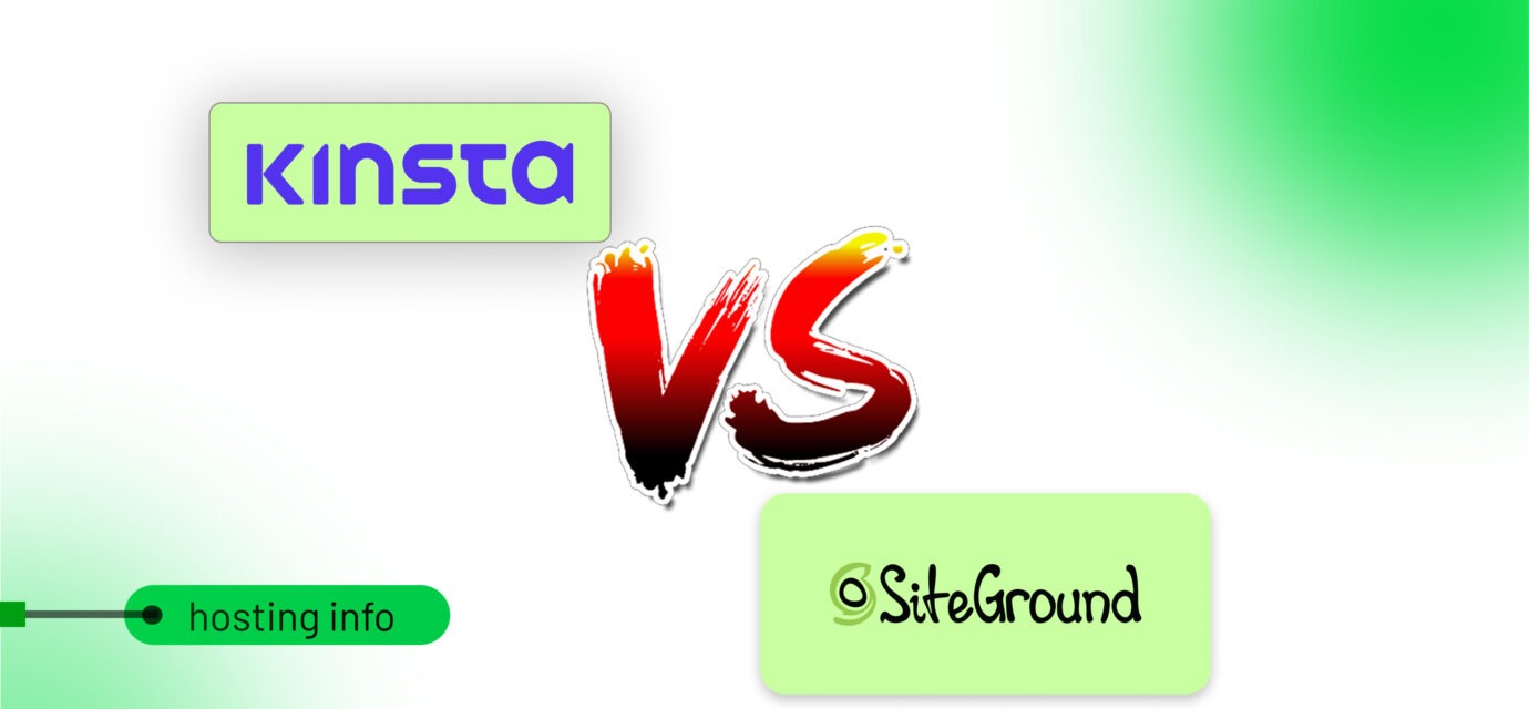 Kinsta vs SiteGround