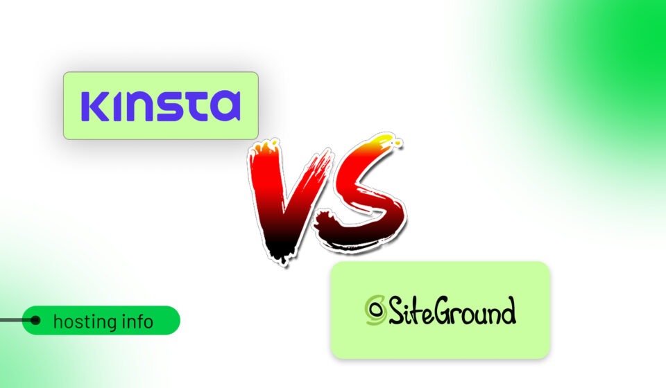 Kinsta vs SiteGround
